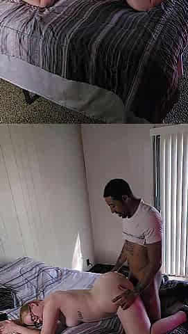 PAWG in glasses gets backshots by a Jungle bunny with a BBC pt2