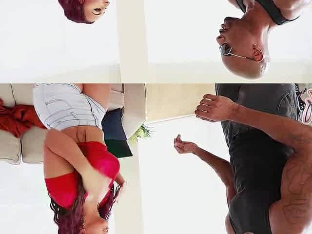 Asante Poking That Huge Knob So Deeply Inside Nina Kayy White Vagina!