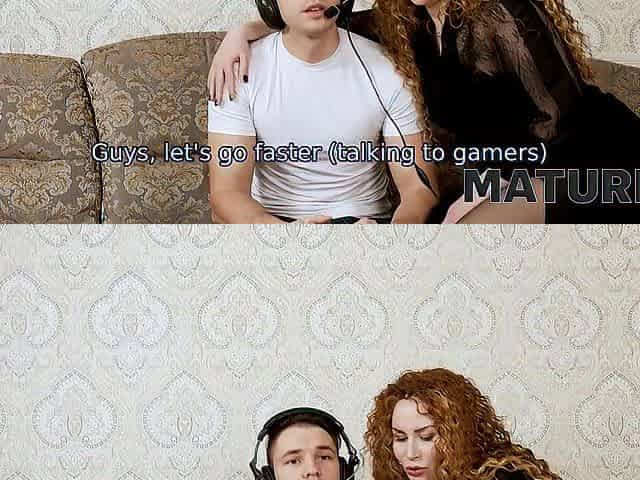 MATURE4K. Having ginger aged woman is great cause dude can nail her
