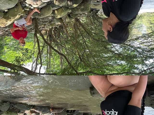 I Have a Hard Fuck with a Young Unknown Latino Outdoors After Seeing Me Naked in the River