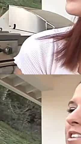 White Teen Sucking a Monster Black Cock Too Big for Her Mouth
