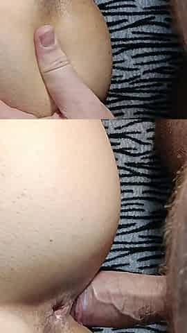 Cum on Tight Ass Hole