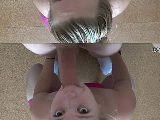 The excited girlfriend wanted to bang in the kitchen