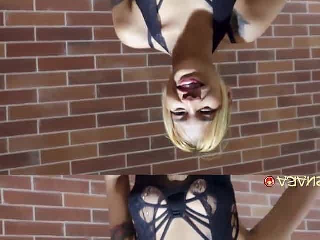 Lascivious Oriental blond gets pounded