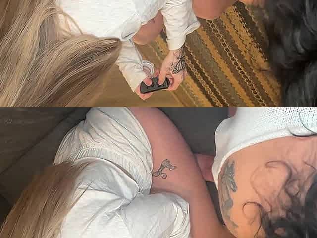 2 Free Use Cum Strumpets Get Screwed During the time that Playing Mario Kart