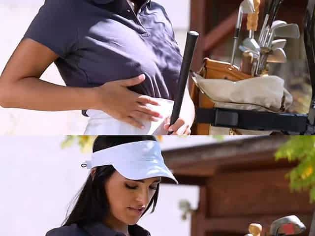 Claudia Bavel Takes Golf Lessons [Softcore]