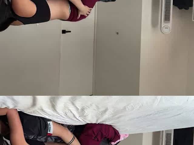 Caught My Stepsisters Friend Filming Herself Turned It Into Her First Shoot