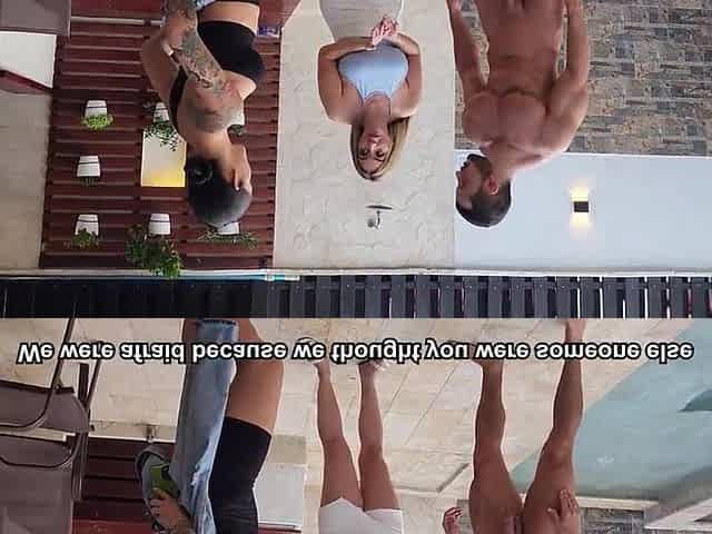 Tatiana Alvarez and Salome Gil have a three-some with a stranger