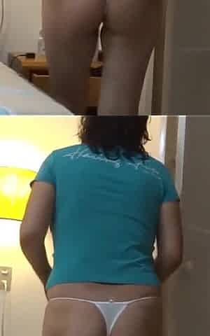 On the Beach I Jerk off Looking at a Beautiful Stepmother Lying on the Bed