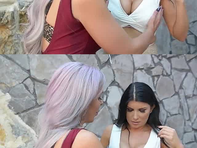 Breasty Hotties Romi Rain & Nina Elle Titty Drilled To The Extraordinary in 3some