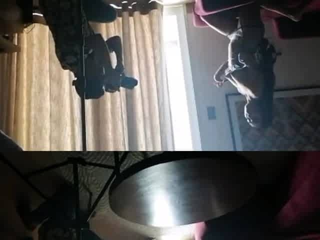 Amateur Busty Brunette Striptease