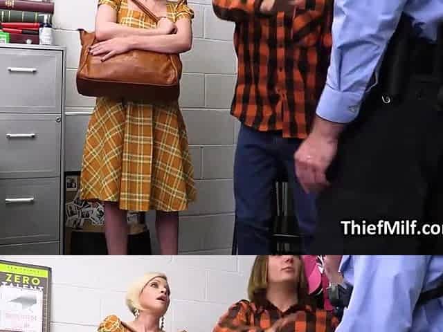 Gangbanging the lustful housewife who stole a sex toy