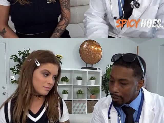 Hawt Whore Has 3some With 2 Ebony Doctors - Jesse Pony