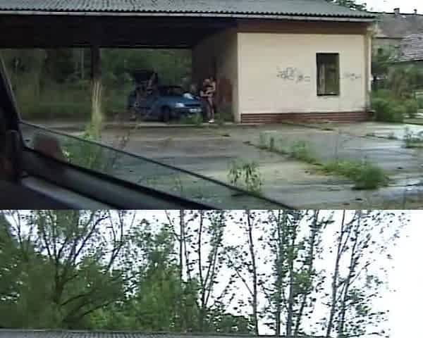 German Amateur Teen Outdoor Babe Brunette