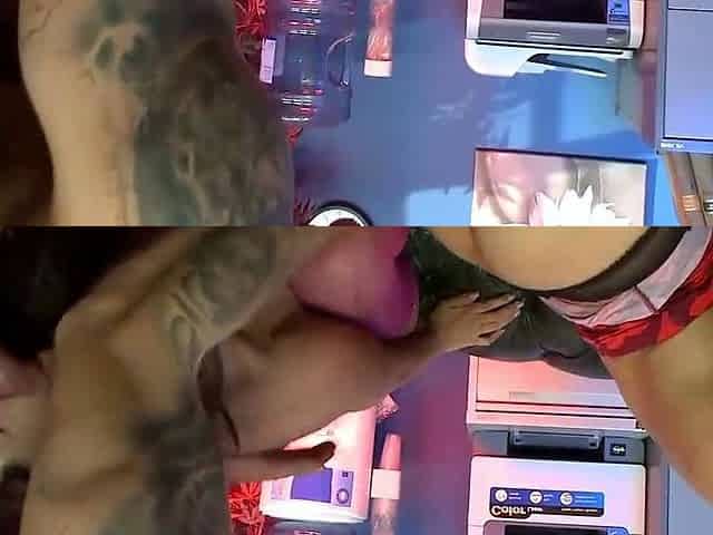 Two femmes share a bone and yam-sized ass