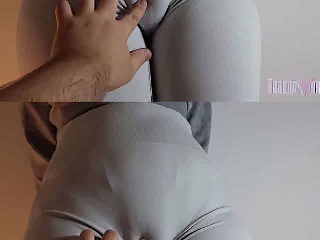 Part 1 Leggings Try On Haul And A Teasing Of My Hairy And Puffy Pussy Mound P2
