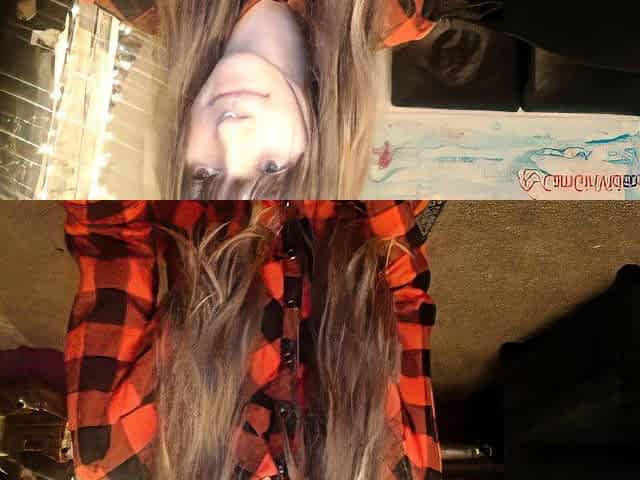 Cute amateur brunette naughty in solo jerking show on camera