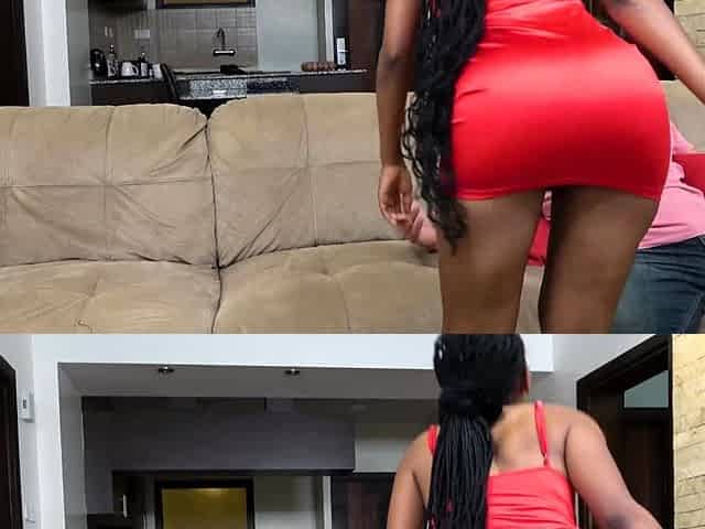 I rammed this cheating BIG TITS EBONY hard