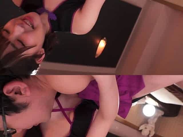 Huge Japan blowjob and handjob POV orgy with a cumshot