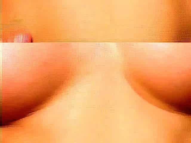 Big tit brunette sucks a big cock POV