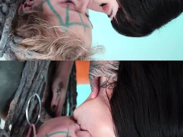 Glam euro blonde busty lesbians toy pleasure