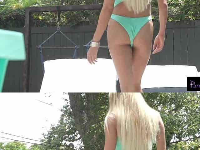 Pool Male Oils Up Horny MILFs Soaked Snatch