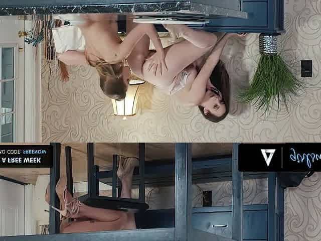 Sydney Cole Saves Her Ass By Fucking Pissed Boss Chanel Preston While Shes On The Phone