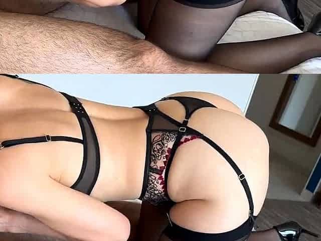 Girl Shares a Cock With Her Friend, Then Takes It in the Ass