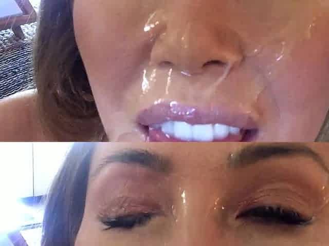 Facialized cum whore bukkake cumshot pov fetish action