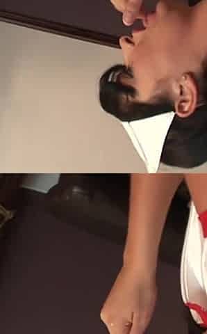 Nurse enjoys being penetrated without a condom