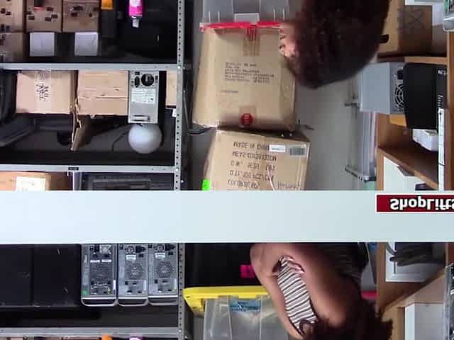 Teen 18+ Ebony Sucks Dick For Stealing