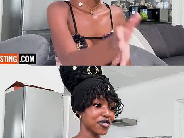 Model Wannabe Sucks & Spreads for Casting Success