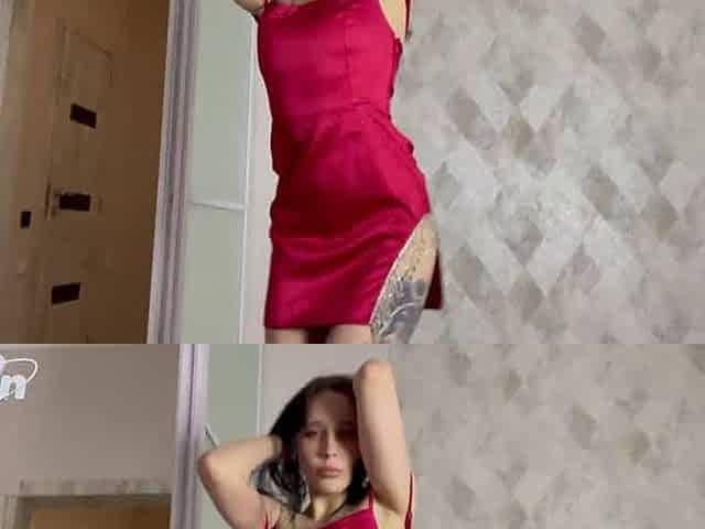 A mischievous student strips in her bedroom, fingers her taut cooter and has an orgasmic getting off session - super-fucking-hot