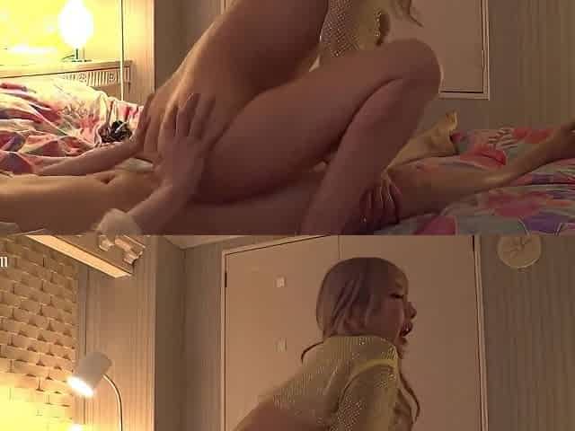 Japanese Blonde Teen 18+ Pornstar, Aika, Fucks A Diferent Guy Each Day