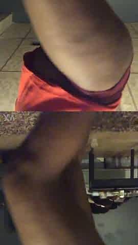 black teen shakes butt
