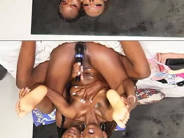 Black and White Teen Lesbians Licking part5