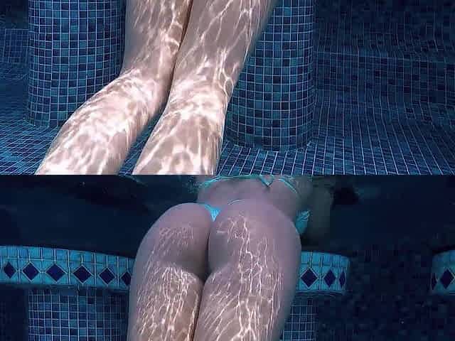 Met her at the Pool, This babe Invited me in her Apartment!