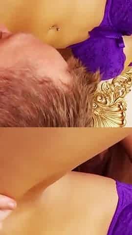 Blonde skinny teen can be licked by two guys and then finger fucked nice anal