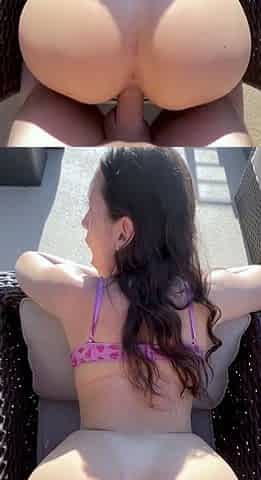 Marletta hot amateur babe outdoor