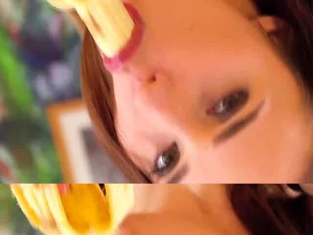 Brunette hardcore blowjob