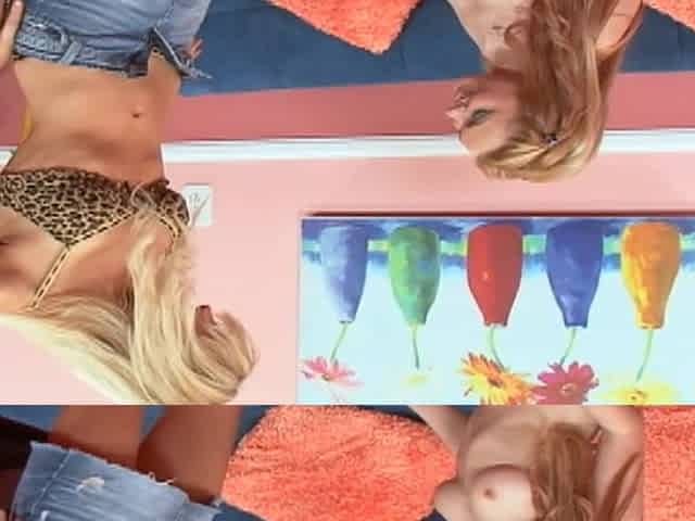 Lesbians Toys Scene-4_lesbian Blonde MILF Fucks Her Teen Neighbor with a Double Dildo