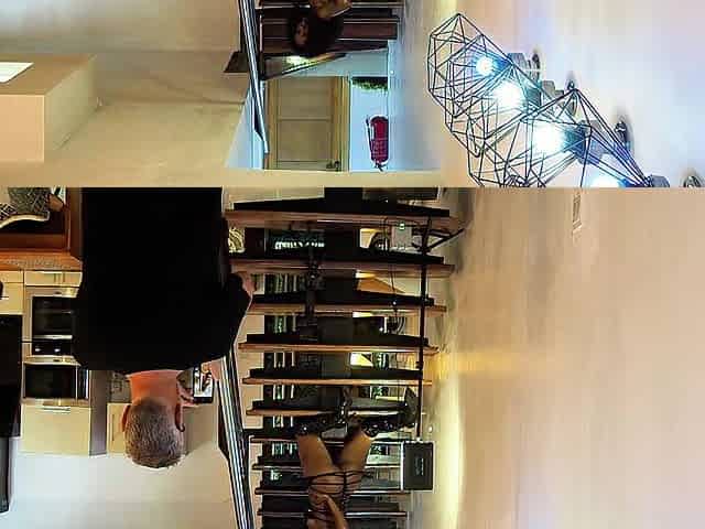 "Sin at each step" Photoshoot ends in screwing on the stairs and daybed