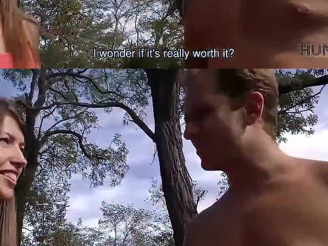 HUNT4K. Money makes nice-looking chick willing for oral pleasure and anal