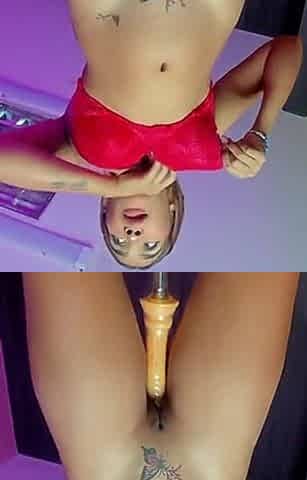 Pounded with a Huge Toy