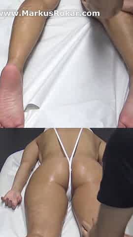 Boner masseur fuck her Latina customer with the perfect body in massage room!