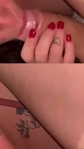 The Slut Sucked Me Hot Until She Emptied My Sack and My Milk