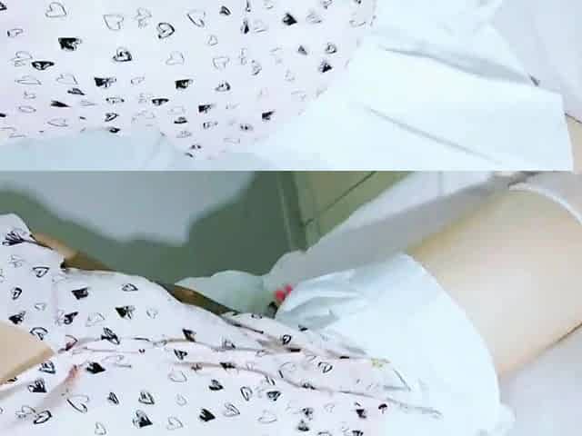 hawt student wearing white petticoat and hawt underware