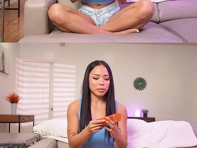 Sexually excited Oriental Honey Vivienne Vo Has Her Constricted Cunt Screwed Raw