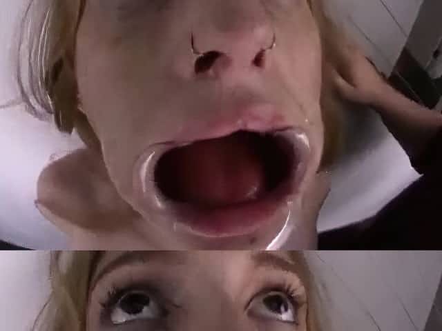 Nasty and messy rough deepthroat compilation with slutty teens gagging