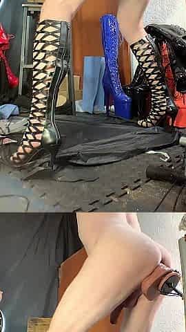 Screw machin and boots